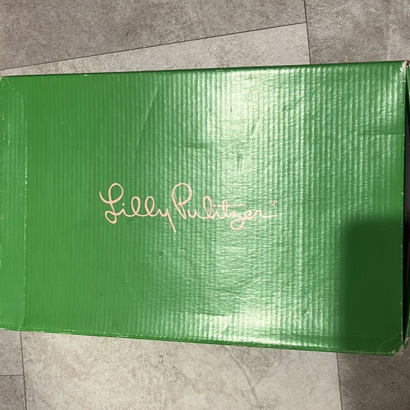 Lilly Pulitzer size 10 Ashley wedge sandals. Loved but lots of life left! - Picture 2 of 7